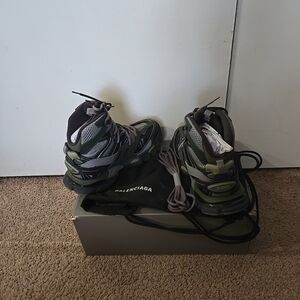 Balenciaga olive green track hike Sneakers